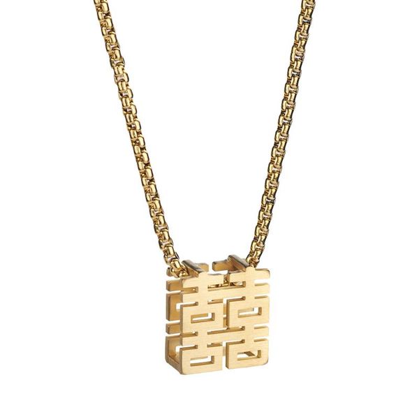 pendant necklaces chinese style happy happiness xi stainless steel lucky necklace for men male jewelry, Silver
pendant necklaces chinese style happy happiness xi stainless steel lucky necklace for men male jewelry, Silver