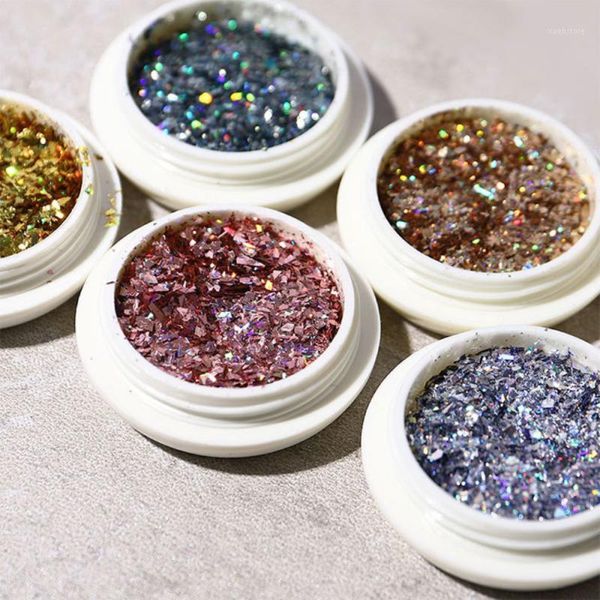 box flakes glitter aluminum foil sequins chrome powder nails irregular sticker nail supplies for professionals art tslm11, Silver;gold
box flakes glitter aluminum foil sequins chrome powder nails irregular sticker nail supplies for professionals art tslm11, Silver;gold