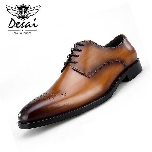 dress shoes men's genuine leather british brock engraved business cowhide hand-polished male, Black
dress shoes men's genuine leather british brock engraved business cowhide hand-polished male, Black