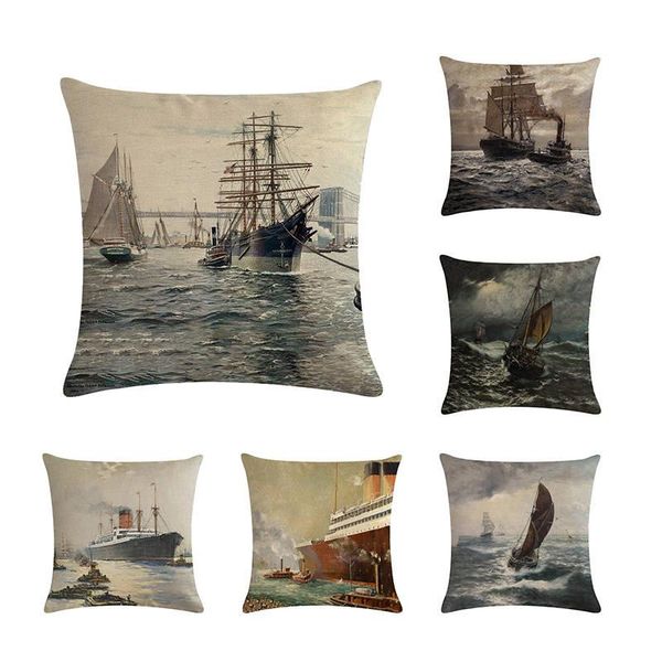 cushion/decorative pillow 45*45cm boat style printing cushions cover cotton and linen ship sea seat sofa pillowcase for living room bedroom
cushion/decorative pillow 45*45cm boat style printing cushions cover cotton and linen ship sea seat sofa pillowcase for living room bedroom
