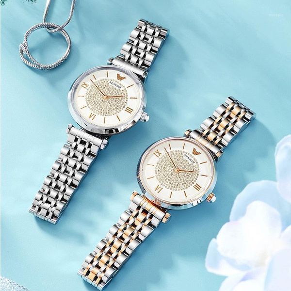 wristwatches nektom women's watches quartz rhinestone starry sky wrist watch ladies fashion elegant dress simple wristwatch, Slivery;brown
wristwatches nektom women's watches quartz rhinestone starry sky wrist watch ladies fashion elegant dress simple wristwatch, Slivery;brown