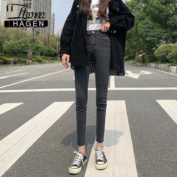 elastic jeans for women slim skinny pencil pants vintage high waisted black female casual ankle-length denim women's, Blue
elastic jeans for women slim skinny pencil pants vintage high waisted black female casual ankle-length denim women's, Blue