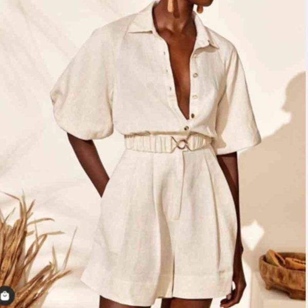 za summer women playsuits loose half sleeve turn down collar jumpsuit casual straight solid printed outwear 210422, Black;white
za summer women playsuits loose half sleeve turn down collar jumpsuit casual straight solid printed outwear 210422, Black;white