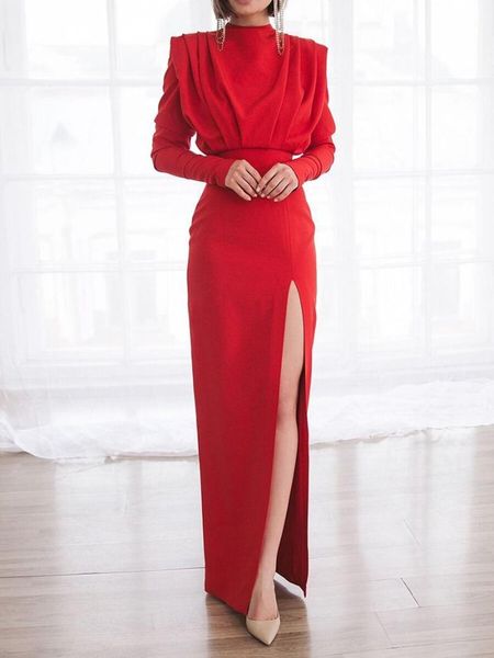 casual dresses rmsfe 2021 lady spring and summer fashion high neck pullover back zipper slit long skirt sleeve solid temperament dress, Black;gray
casual dresses rmsfe 2021 lady spring and summer fashion high neck pullover back zipper slit long skirt sleeve solid temperament dress, Black;gray