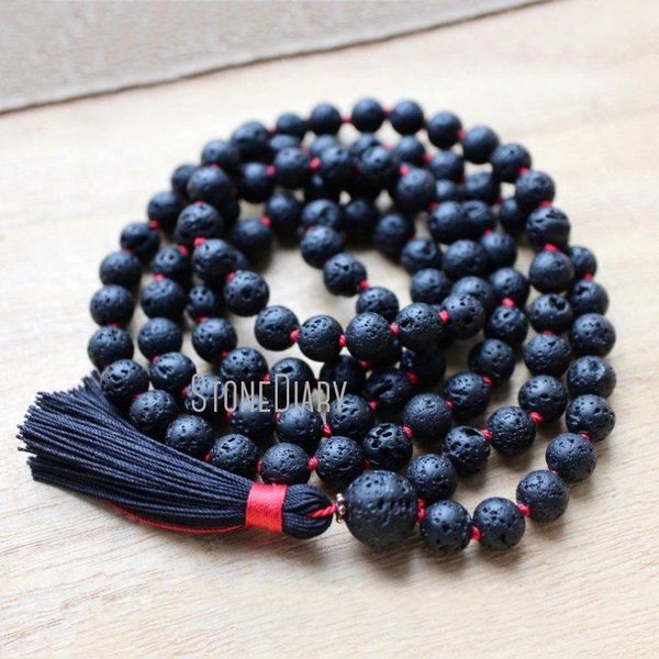 pendant necklaces mn36773 lava stone 108 mala necklace knotted tassel yoga jewelry meditation beads spiritual boho, Silver
pendant necklaces mn36773 lava stone 108 mala necklace knotted tassel yoga jewelry meditation beads spiritual boho, Silver