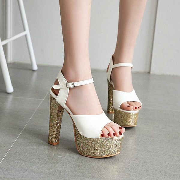 bling super high heels platform sandals woman summer club dancing shoes women large size 41 42 43, Black
bling super high heels platform sandals woman summer club dancing shoes women large size 41 42 43, Black