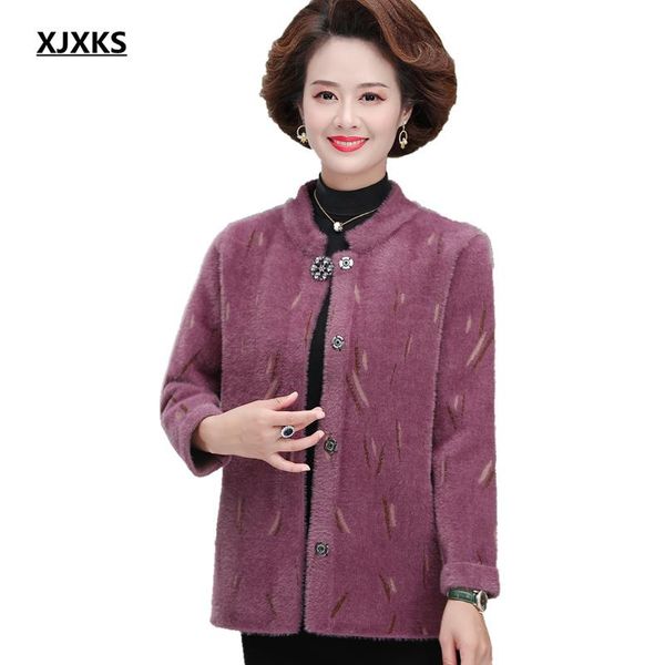 women's wool & blends xjxks fashion printed women autumn winter coat 2021 loose large size woolen, Black
women's wool & blends xjxks fashion printed women autumn winter coat 2021 loose large size woolen, Black