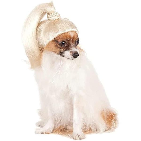dog apparel funny pet wig cat blonde ponytail headwear costumes for cosplay parties supplies accessories
dog apparel funny pet wig cat blonde ponytail headwear costumes for cosplay parties supplies accessories