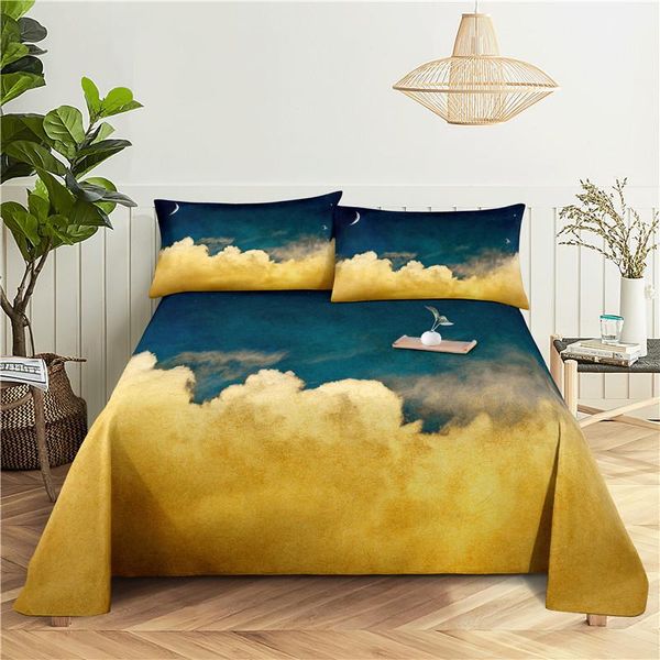 sheets & sets night scene bedding sheet home digital printing polyester bed flat with case print
sheets & sets night scene bedding sheet home digital printing polyester bed flat with case print