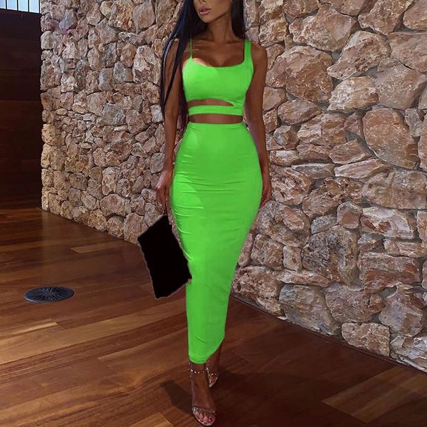 two piece dress women hollow out two-piece set fashion solid color bodycon spaghetti straps party, White
two piece dress women hollow out two-piece set fashion solid color bodycon spaghetti straps party, White