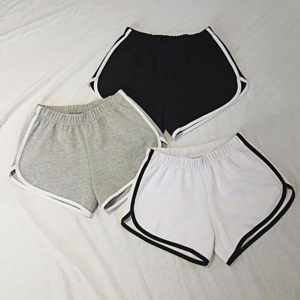 women's shorts summer sport cycling elasticated fitness leggings gym training loose, White;black
women's shorts summer sport cycling elasticated fitness leggings gym training loose, White;black