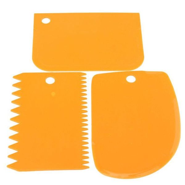 baking & pastry tools 3pcs/set plastic dough icing fondant scraper cake decorating plain smooth jagged edge spatulas cutters
baking & pastry tools 3pcs/set plastic dough icing fondant scraper cake decorating plain smooth jagged edge spatulas cutters