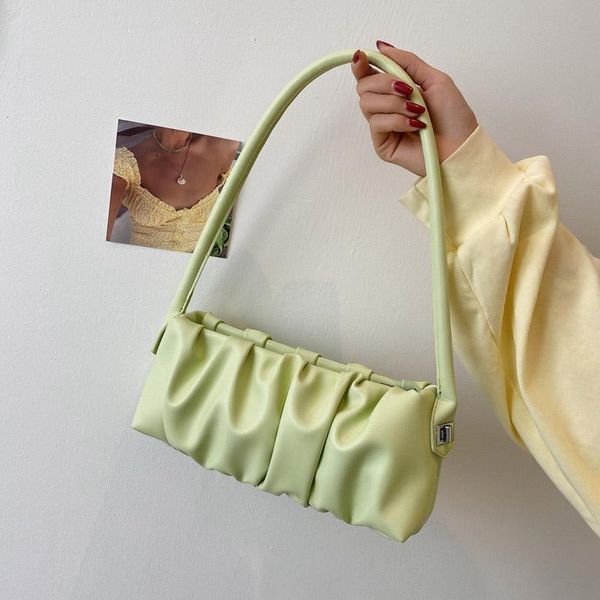 folds design small underarm bag solid color pu leather crossbody shoulder bags for women 2021 female travel handbag
folds design small underarm bag solid color pu leather crossbody shoulder bags for women 2021 female travel handbag