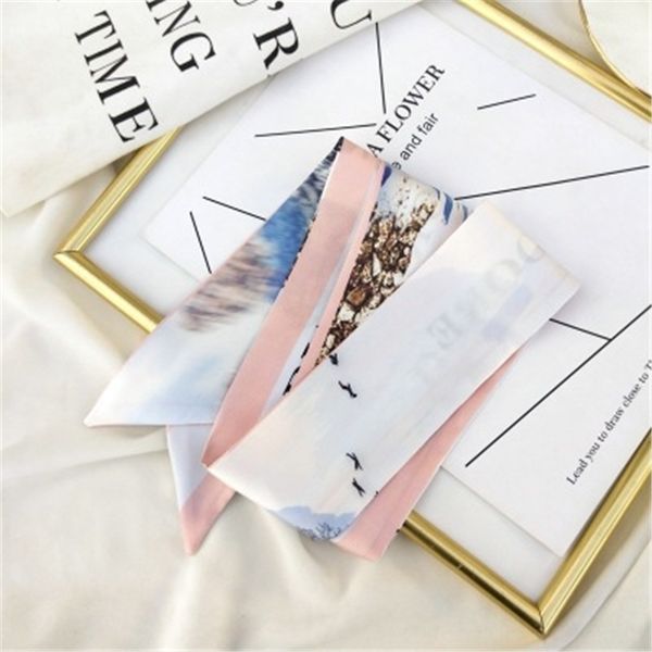 n8Ig printing strip silk scarf women spring autumn korea versatile scarf wrist strap hair wrist band ties ribbon long cravat bag belt hair b, Black;gray
n8Ig printing strip silk scarf women spring autumn korea versatile scarf wrist strap hair wrist band ties ribbon long cravat bag belt hair b, Black;gray