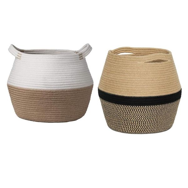 storage baskets 2021 cute cotton rope basket foldable plant for indoor flower pot planters
storage baskets 2021 cute cotton rope basket foldable plant for indoor flower pot planters