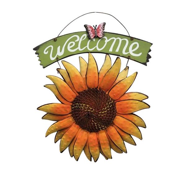 wall door porch bar garden shop store metal decorative sign vintage butterfly sunflower welcome hanging decoration objects & figurines
wall door porch bar garden shop store metal decorative sign vintage butterfly sunflower welcome hanging decoration objects & figurines