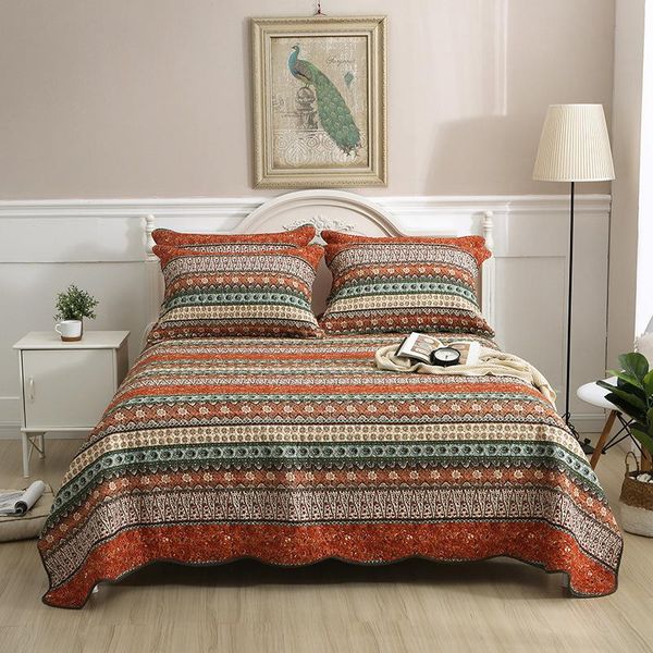 comforters & sets chausub cotton quilt set 3pcs bedspread with 2 shams bohemia classic print queen size quilted coverlet blanket on bed
comforters & sets chausub cotton quilt set 3pcs bedspread with 2 shams bohemia classic print queen size quilted coverlet blanket on bed