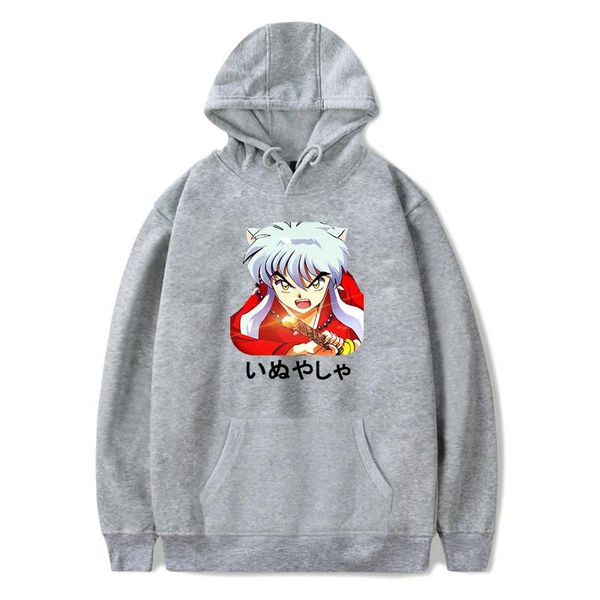 men's hoodies & sweatshirts japanese anime cartoon inuyasha hoodie sweatshirt men/women pullovers long sleeve streetwear plus size cl, Black
men's hoodies & sweatshirts japanese anime cartoon inuyasha hoodie sweatshirt men/women pullovers long sleeve streetwear plus size cl, Black