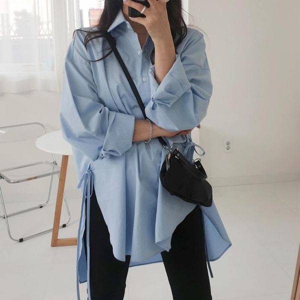 women's blouses & shirts large size shirt design irregular spring autumn temperament loose fashion tide summer 2021 arrival x152, White
women's blouses & shirts large size shirt design irregular spring autumn temperament loose fashion tide summer 2021 arrival x152, White