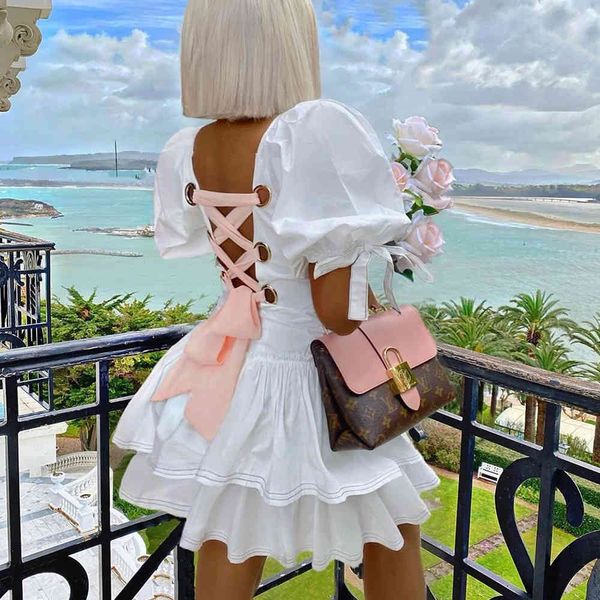 dresses women summer short sleeve white lacing pleated lady cake designer fashion mini party vestido, Black;gray
dresses women summer short sleeve white lacing pleated lady cake designer fashion mini party vestido, Black;gray