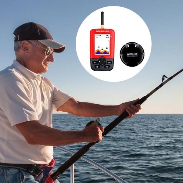 100m wireless smart fish finder rechargeable sonar sensor fishfinder dot matrix sounder sea lake portable
100m wireless smart fish finder rechargeable sonar sensor fishfinder dot matrix sounder sea lake portable