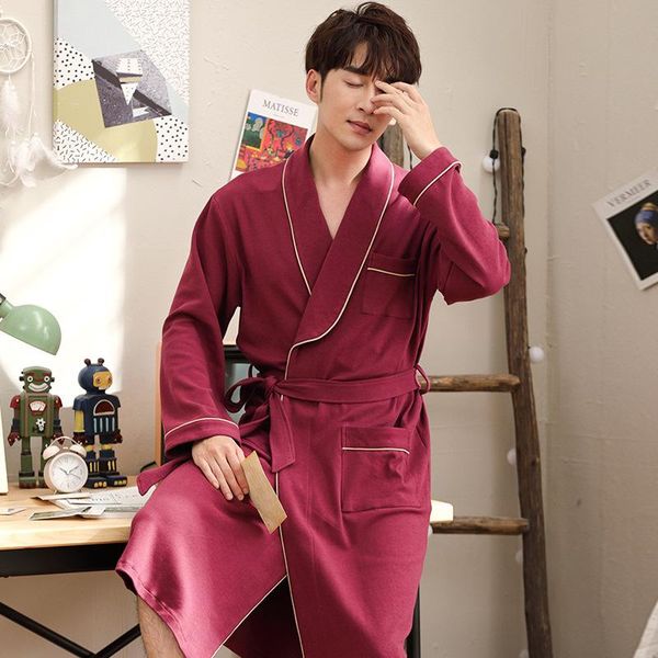 knee-length men's cotton el bathrobe spa robe spring autumn nightgown japanese-style kimono collared night gown sleepwear, Black;brown
knee-length men's cotton el bathrobe spa robe spring autumn nightgown japanese-style kimono collared night gown sleepwear, Black;brown
