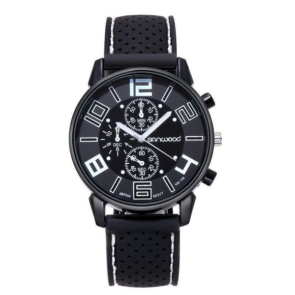 men watch silicone band mens black big dial grand touring man sports watches quartz movt cool girl boy wristwatch, Slivery;brown
men watch silicone band mens black big dial grand touring man sports watches quartz movt cool girl boy wristwatch, Slivery;brown