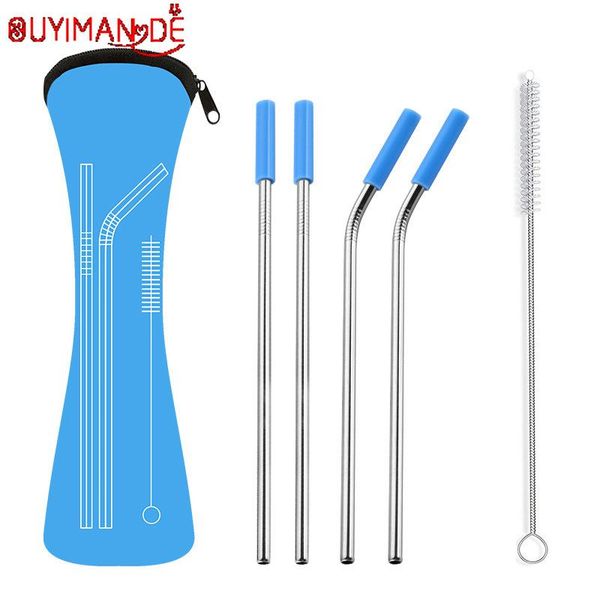 drinking straws fashion stainless steel straw creative with anti-scratch silicone head mouth bone bag set portable
drinking straws fashion stainless steel straw creative with anti-scratch silicone head mouth bone bag set portable