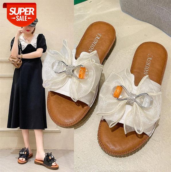korean style slippers for women's outer wear, bowknot, flat-soled, flip-flops, soft-soled shoes #tp35, Black
korean style slippers for women's outer wear, bowknot, flat-soled, flip-flops, soft-soled shoes #tp35, Black