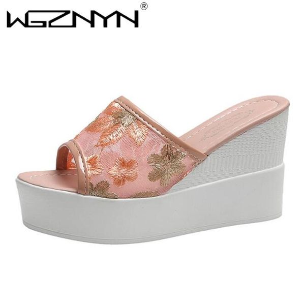 women shoes summer fashion mesh leisure platform wedges fish mouth sandal thick bottom slippers for, Black
women shoes summer fashion mesh leisure platform wedges fish mouth sandal thick bottom slippers for, Black