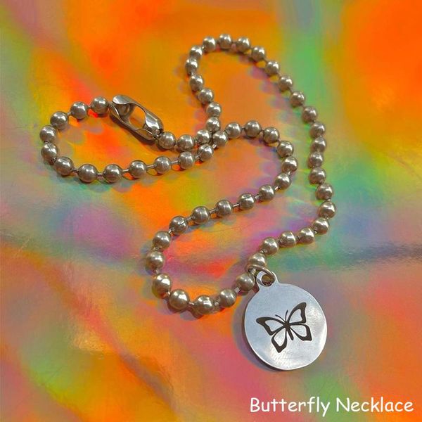 pendant necklaces 2000s jewelry geometric butterfly necklace for women egirl ins harajuku y2k aesthetic friends gifts, Silver
pendant necklaces 2000s jewelry geometric butterfly necklace for women egirl ins harajuku y2k aesthetic friends gifts, Silver