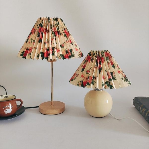 table lamps xianfan retro flower cloth lampshade collocate wood ceramic lamp base for bedroom vantage night light
table lamps xianfan retro flower cloth lampshade collocate wood ceramic lamp base for bedroom vantage night light