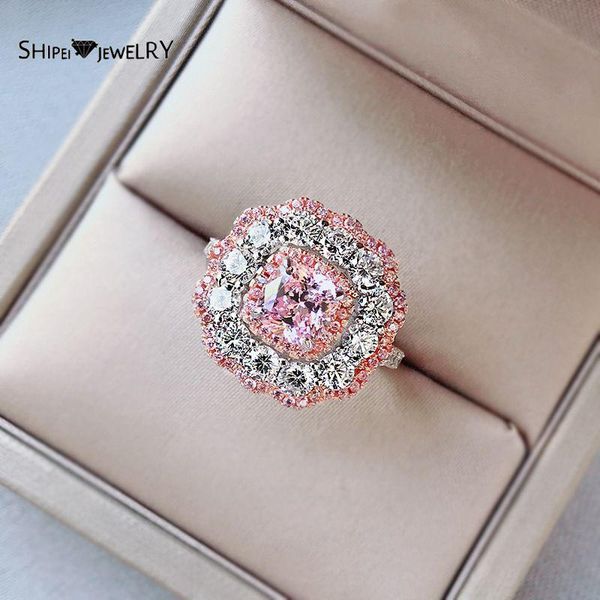 cluster rings shipei luxury 100% 925 sterling silver moissanite pink sapphire gemstone engagement romantic cute women fine jewelry, Golden;silver
cluster rings shipei luxury 100% 925 sterling silver moissanite pink sapphire gemstone engagement romantic cute women fine jewelry, Golden;silver