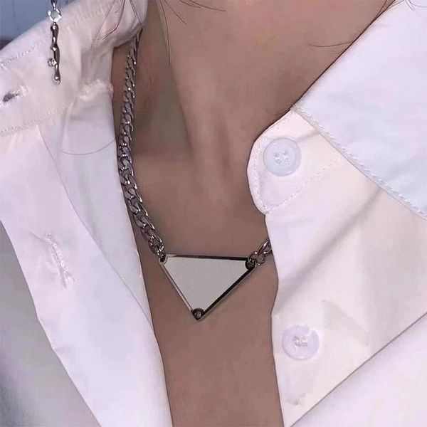 pendant necklaces inverted triangle necklace design metal label street men and women with collarbone chain hip-hop temperament choker gift, Silver
pendant necklaces inverted triangle necklace design metal label street men and women with collarbone chain hip-hop temperament choker gift, Silver