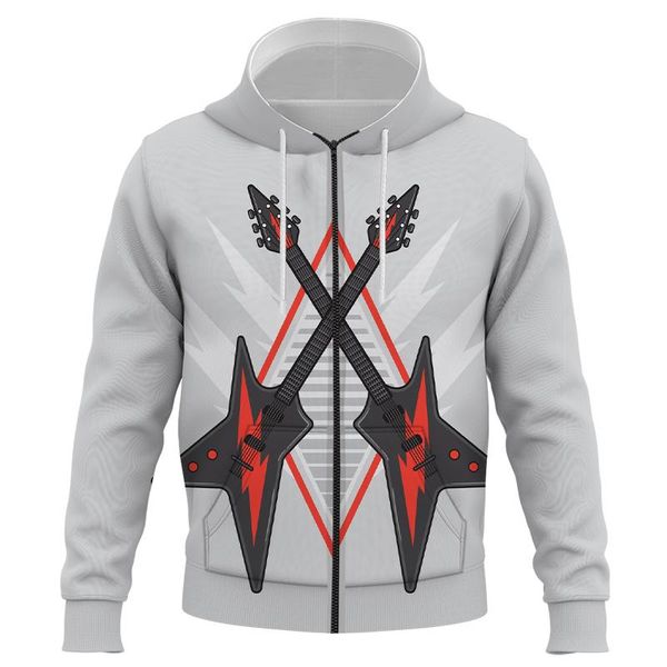 men's hoodies & sweatshirts guitar pattern 3d printed zipper men women children boy girl kids pullover long sleeve clothing, Black
men's hoodies & sweatshirts guitar pattern 3d printed zipper men women children boy girl kids pullover long sleeve clothing, Black