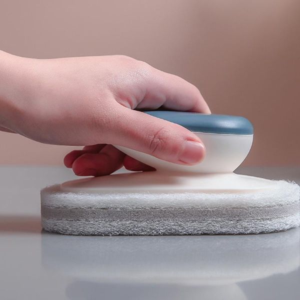 cleaning cloths 1pcs decontamination sponge with handle household kitchen utensils multifunctional washing brush
cleaning cloths 1pcs decontamination sponge with handle household kitchen utensils multifunctional washing brush