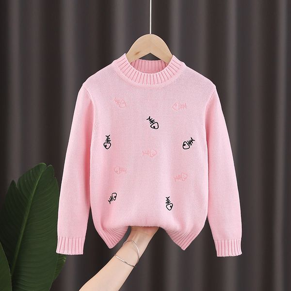 2021 autumn winter baby girls sweater cotton cartoon fish stars printed children pullovers sweaters for teens girls kids clothes, White
2021 autumn winter baby girls sweater cotton cartoon fish stars printed children pullovers sweaters for teens girls kids clothes, White