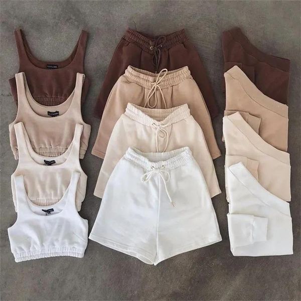 yoga outfit two piece sportswear set women's tracksuit casual short length navel high waist sports shorts
yoga outfit two piece sportswear set women's tracksuit casual short length navel high waist sports shorts