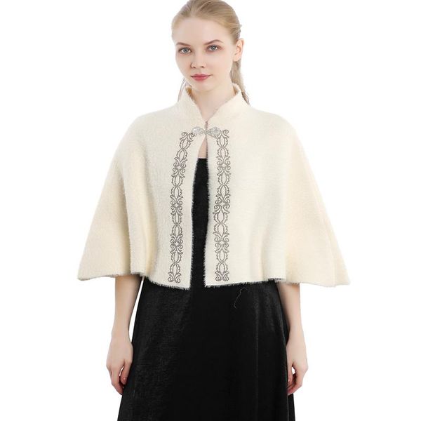 scarves fashion women faux fur ponchos autumn winter thick shawl wedding and party high quality, Blue;gray
scarves fashion women faux fur ponchos autumn winter thick shawl wedding and party high quality, Blue;gray