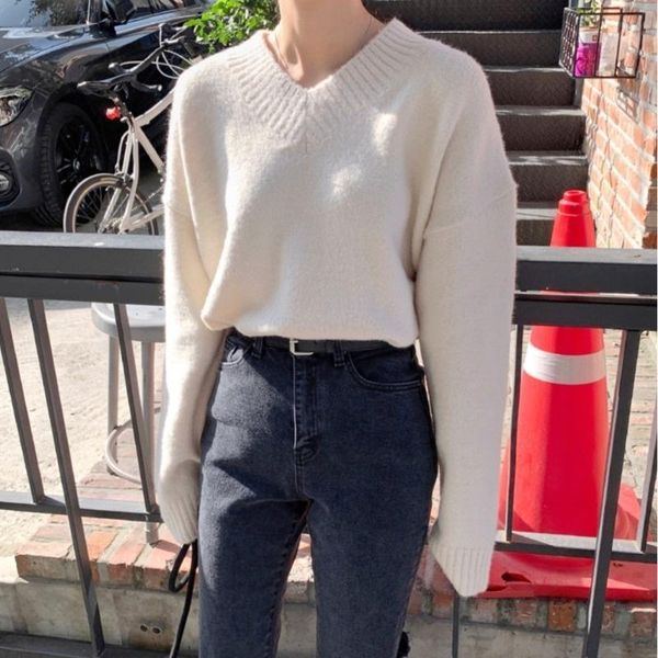 women's sweaters white sweater coat for women spring and autumn 2021 korean style loose lazy fashionable outer wear ins fashion, White;black
women's sweaters white sweater coat for women spring and autumn 2021 korean style loose lazy fashionable outer wear ins fashion, White;black