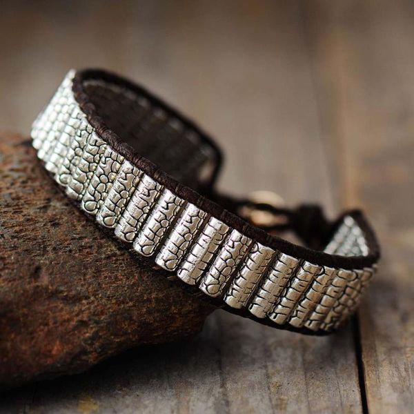 beaded, strands unique men punk leather wrap bracelet vintage weaving statement wristband jewelry couples gifts, Black
beaded, strands unique men punk leather wrap bracelet vintage weaving statement wristband jewelry couples gifts, Black