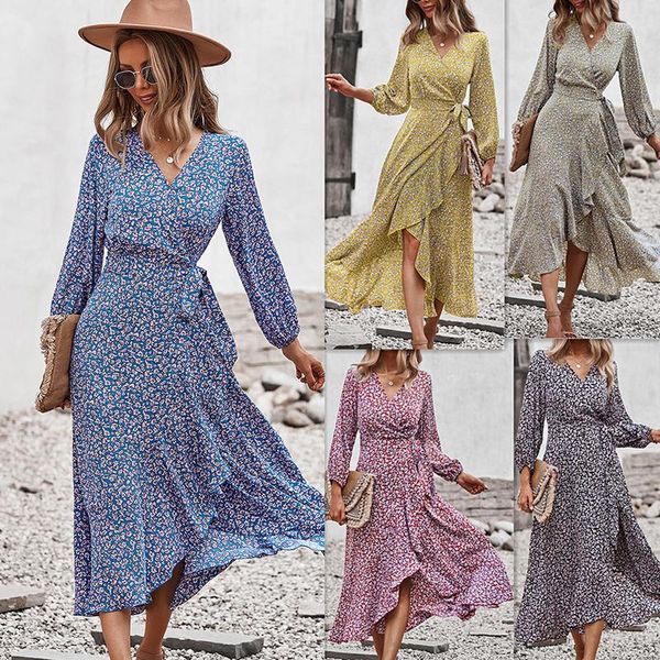 casual dresses dress for women 2021 autumn winter long bandage print v neck full sleeve hight waist maxi ladies elegant dropship, Black;gray
casual dresses dress for women 2021 autumn winter long bandage print v neck full sleeve hight waist maxi ladies elegant dropship, Black;gray