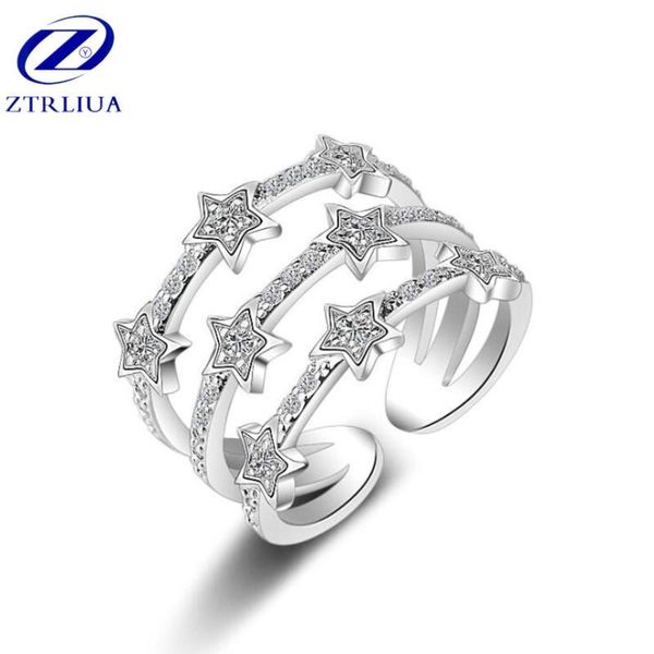 cluster rings creative fashion atmosphere three layer full of stars crystal 925 sterling silver jewelry personality sr337, Golden;silver
cluster rings creative fashion atmosphere three layer full of stars crystal 925 sterling silver jewelry personality sr337, Golden;silver
