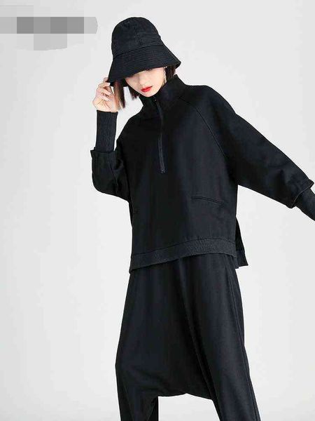 dark department spring coat ancient wind sweater loose fashion brand women's long-sleeved korean version of ins t-shirt, Black
dark department spring coat ancient wind sweater loose fashion brand women's long-sleeved korean version of ins t-shirt, Black