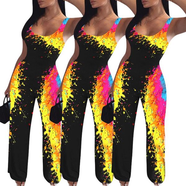 style of europe and the united states women's cross-border graffiti positioning off-the-shoulder leisure jumpsuits & rompers, Black;white
style of europe and the united states women's cross-border graffiti positioning off-the-shoulder leisure jumpsuits & rompers, Black;white