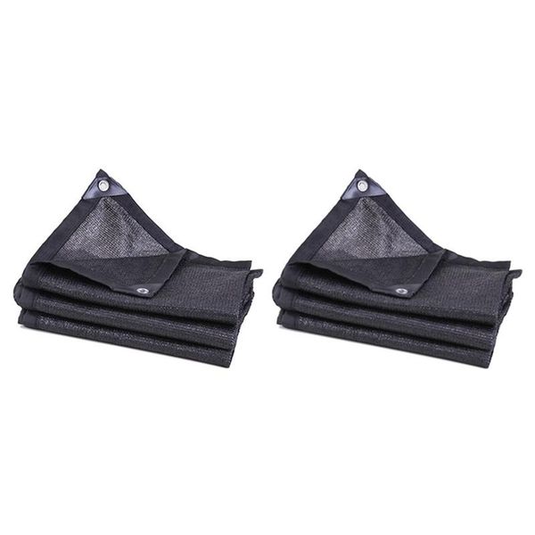 2x sun mesh sunblock outdoor garden anti-uv sunscreen shade sails cloth net 3x6m & 3x4m
2x sun mesh sunblock outdoor garden anti-uv sunscreen shade sails cloth net 3x6m & 3x4m