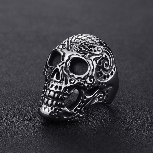 domineering skeleton stainless steel ring fashion skull biker rings for men women men's gothic punk party jewelry, Silver
domineering skeleton stainless steel ring fashion skull biker rings for men women men's gothic punk party jewelry, Silver