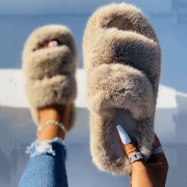 slippers female fashion fake skin slides flat platform chunky heels soft winter slippers comfortable shoes ladies women's zlfg, Black
slippers female fashion fake skin slides flat platform chunky heels soft winter slippers comfortable shoes ladies women's zlfg, Black