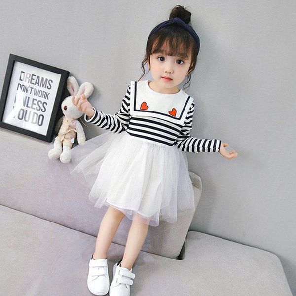 girl's dresses kids girls spring for striped princess tutu dress heart print long sleeve party vestidos children clothing, Red;yellow
girl's dresses kids girls spring for striped princess tutu dress heart print long sleeve party vestidos children clothing, Red;yellow