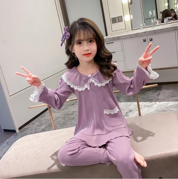 sleepwear kid baby girls pajamas set children kids pureple lace bow pocket pant pyjamas 2pcs suits outfit cotton girl pijama, Blue;red
sleepwear kid baby girls pajamas set children kids pureple lace bow pocket pant pyjamas 2pcs suits outfit cotton girl pijama, Blue;red